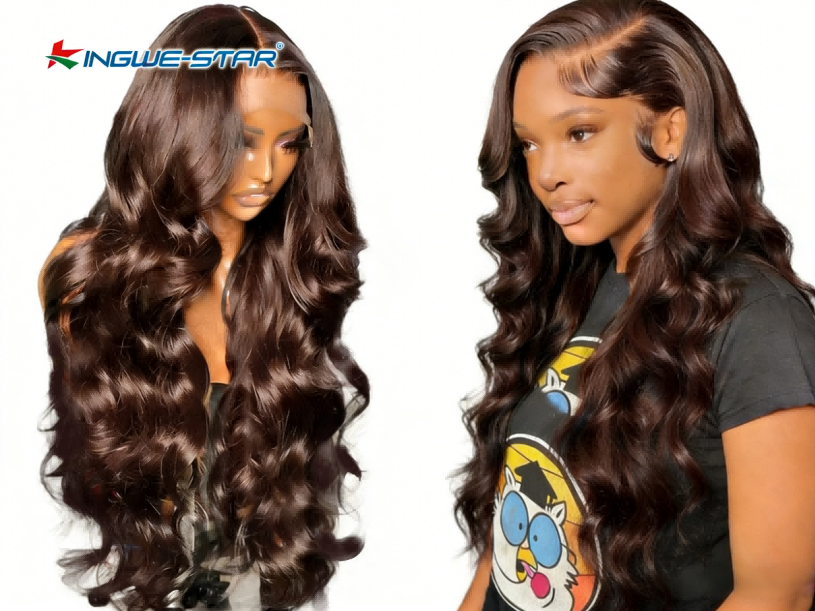 human hair transparent lace wig